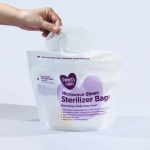 Reusable Microwave Sterilising Bag for Feeding Parts