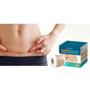 Reusable Scar Treatment Silicone Sheets Tape for Surgical Keloid C-Section Tummy Tuck Surgery Scars Removal