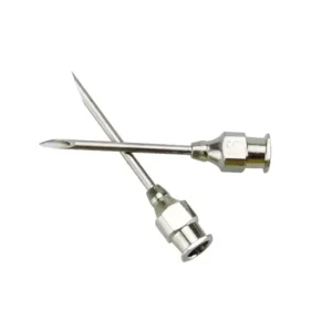 Reusable Stainless Steel Veterinary Feeding Bird Needle Gavage Syringe 16~22G Curved