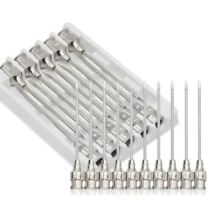 Reusable Stainless Steel Veterinary Syringe Needles for Animal Injection with Safety Design