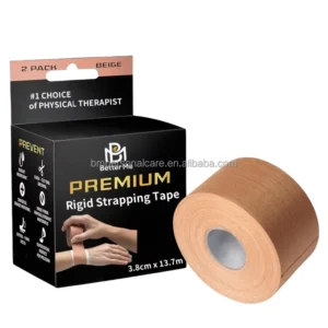 Rigid Strapping Blister Prevention Tape Zinc Oxide Adhesive 5cm Width Breathable for Sports Hiking Running Backpacking
