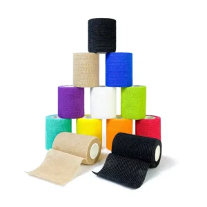 Risenmed Medical Consumables High Quality Self Adhesive Elastic Cohesive Bandage Non Woven Elastic Bandage