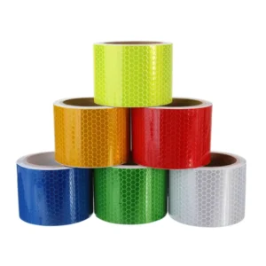 Road Safety Caution High Intensity Retroreflective Warning Adhesive Film Sticker Self-Adhesive Reflective Conspicuity Tape Roll