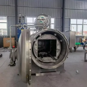 Rotary Water Spray and Water Immersion Retort Sterilizer for Condensed Milk Full Automatic Large Autoclave for Canned Food