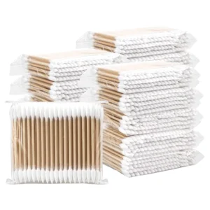 Round and Spiral Head Soft Cotton Buds Qtips Baby Cotton Swabs for Ear Cleaning