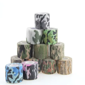 Ruban Artificiel Astique Auto Adhsif Camouflage Non woven Fabric Self Adhesive Elastic Bandage GB MT004 for 14+