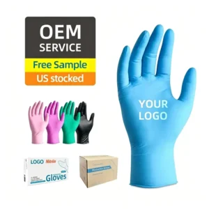 Rubber Free and Non Sterile 5 Mil Nitrile Disposable Plastic Gloves Are Suitable for Safety in Multiple Scenarios