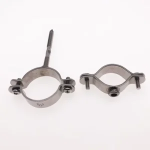 Rubber M8 Pipe Clamps Without Rubber TDC Duct Flange Fasteners Clips M8+10 Fixing Clamp