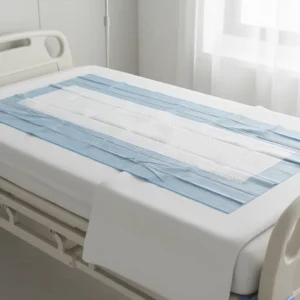 Rubber Sheet Bed Cover for Hospital Use 230x100cm CE Certified From Factory with Elastic Band