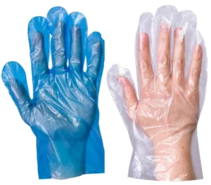 Ruixiang Bulk Price Widely Used Food Plastic Gloves Disposable Walk the Dog PE Glove for Cleaning