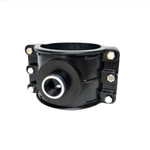 SADDLE CLAMP WITH PLASTIC THREAD