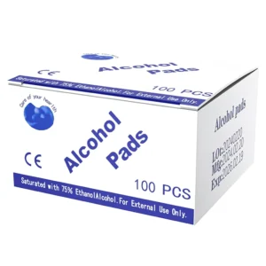 SAIVXIAN Medical Grade Sterile Non Woven Alcohol Swabs 70% Isopropyl 60mm Prep Pads Antiseptic for Adults