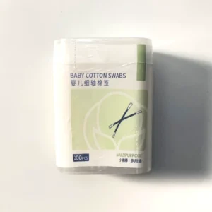 SBELLE Baby Cotton Swab No Plastic Oem Acceptable Organic Bamboo Customized Pink Black Yellow Green White Blue Box Beauty