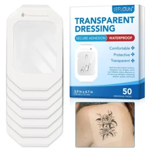 SEFUDUN Not Contain Any Medicinal Ingredients Breathable Self Adhesive Waterproof Bandage Transparent Film Wound Dressing Patch