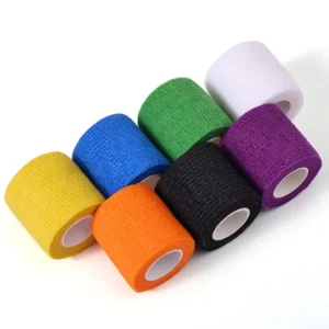 SJ Medical Cotton Nonwoven PBT Pop Triangular Orthopedic Emergency Trauma Elastic Adhesive Cohesive Crepe Bandage