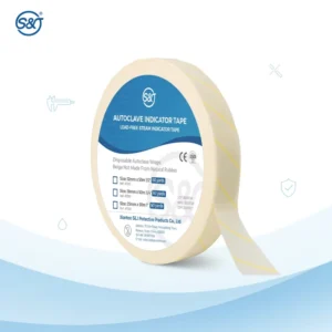 SJ Medical Tape Autoclave Indicator Sterilization Tape for Steam Dressings and Care