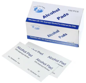 SJ Sterile Non Woven Alcohol Swab 70% Isopropyl Alcohol Prep Pads 60mm Medical Grade Alcohol Swabs