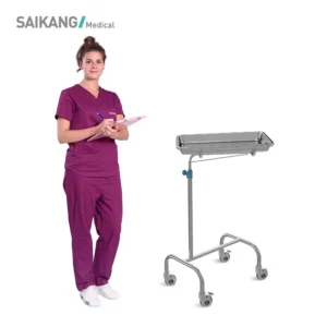 SKH038-2 Movable Clinic Hospital Surgical Operating Medical Tray