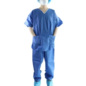 SMS Shirts and Pants Non-sterile Disposable Medical Scrub Suits