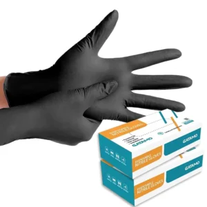 SN002 Food Grade Black Examination Rubber Gloves Powder Free Disposable Black 4.5g 5.0g 7.0g Tattoo Disposable Nitrile Gloves