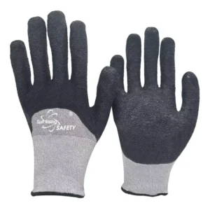 SRsafety Puncture Proof Level 5 Needle Resistant Work Gloves Crinkle Latex Grip Cut Level F Glove