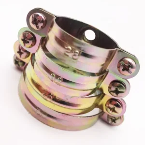 SS304 Metal M7 Double Pipe Supporting With Rubber and Single Quick Pipe Clip M7 Metal Woodworking Pipe Clamp