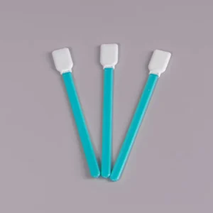 SW-864B Polyester Fiber Head Swab with PP Handle Machine Wipe 100pcs/bag