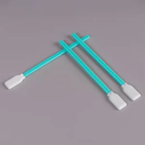 SW-864S Non dust Clean Head Swab ESD Stick Cleanroom Square ended Swabs Microfiber & PP Handle 100 Pcs Bag