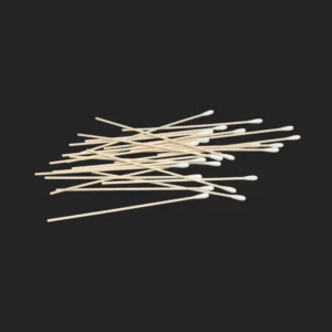 SW WC15003 Disposable Sterile Medical Transport Wood Stick Cotton Tip Individually Package
