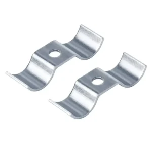 Saddle Clamps Chain Link Fence Panel Clamps Double Port Pipe Clamp Galvanized Steel Pipe Clamps