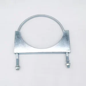Saddle Type U Bolt Clamp Clip 304 Stainless Steel Heavy Duty OEM Exhaust Muffler Galvanized Material