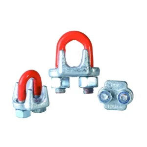 Saddle Us Type Malleable Hdg E G-450 Stainless G450 Drop Forged Galvanized Wire Rope Cable Protection Clip Clamp With U Bolt