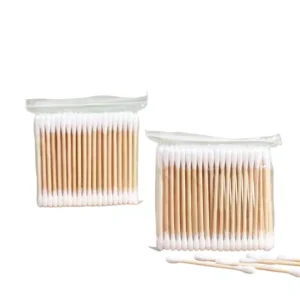 Safe Gentle EO Disinfected Cotton Swabs BSMI Certified Class I Medical Grade Individually Bulk Packaged for Personal Care Beauty