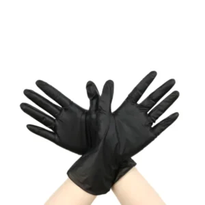 Safety Black Food Processing House Cleaning Gloves for Kitchen