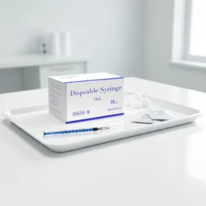 Safety Disposable Veterinary Syringe for Dog and Cattle 1ml Capacity Factory Direct Sales