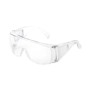 Safety Glasses Anti-Fog Goggles Vented Sides Shields Transparent Frameless Plastic PC Lab Medical Daily Use