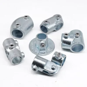 Safety Guardrails Handrail Key Clamp Fittings Galvanized Steel Iron Structural Pipe Fitting