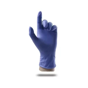 Safety Hand Disposable 3.5g Ice Blue Exam Nitrile Gloves Latex Free Type B Anti Cut Waterproof