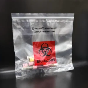 Sample Reagent Bag Lab Use Zipper Bag Leak-Proof Cover Lid Disposable High Quality for Sample Testing Institutions