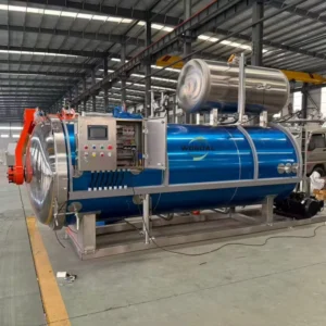 Seafood Steam Water Spray Autoclave Retort Sterilizer for Food Industry