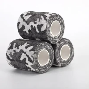 Self Adherent 5m Non Woven Elastic Athletic Bandage Cohesive Sport Wrap with Adhesive for Active Sports and Exercise