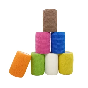 Self Adherent Flexible Elastic Non Woven Latex Free Cohesive Bandage