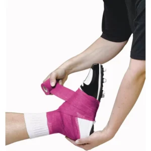 Self Adhesive 3 Inch Non woven Sport Cohesive Bandage Wrap Elastic Wrist Football Sock Soccer Wrist Tape