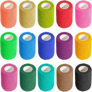 Self Adhesive Athletic Sports Tape Bandage Wrap Breathable Waterproof Elastic Non Woven Non Stick Bandage Tape 5cm 10cm