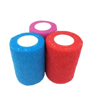 Self Adhesive Athletic Tape Non woven Elastic Cohesive Bandage 25mm*4.5m