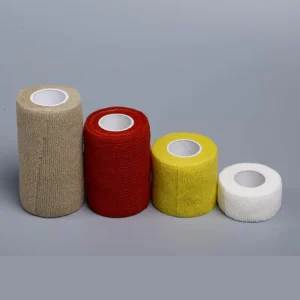 Self Adhesive Bandage Assorted Color Breathable Cohesive Bandage Wrap Rolls Elastic Self Adherent Tape