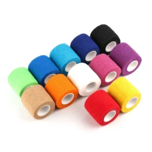 Self Adhesive Bandage Breathable Cohesive Bandage Wrap Rolls Elastic Self Adherent Tape for Athletic Sports