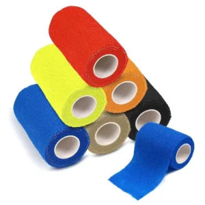 Self Adhesive Bandage Breathable Cohesive Bandage Wrap Rolls Elastic Self Adherent Tape for Stretch Athletic Sports Wrist Ankle