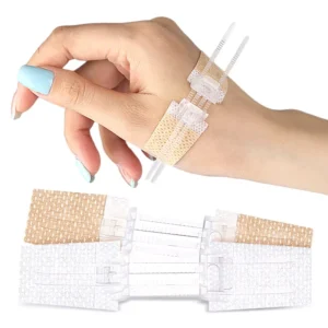 Self Adhesive Bandage Patch Non Woven Reversible Elastic Strap Two Way Zipper Skin Free Suture Lock Adjustable Bandage
