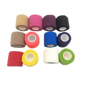 Self Adhesive Bandage Wrap 2 Inch Athletic Tape Breathable Elastic Vet Wrap Sports Tape for First Aid Wrist Sprains Protection